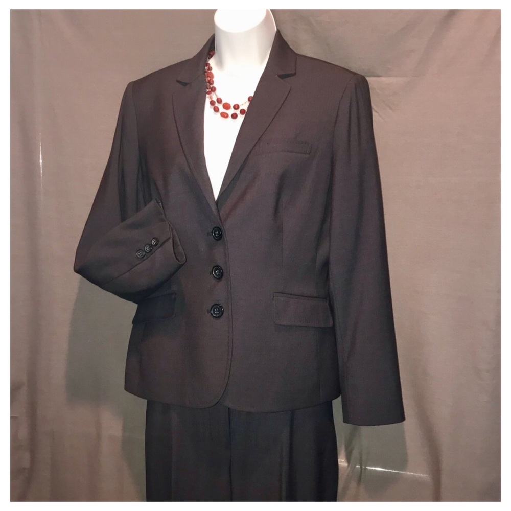 Anne Klein Gray Blazer Classic Business Style